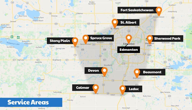 Plumbing, heating, and air conditioning services in and around Edmonton