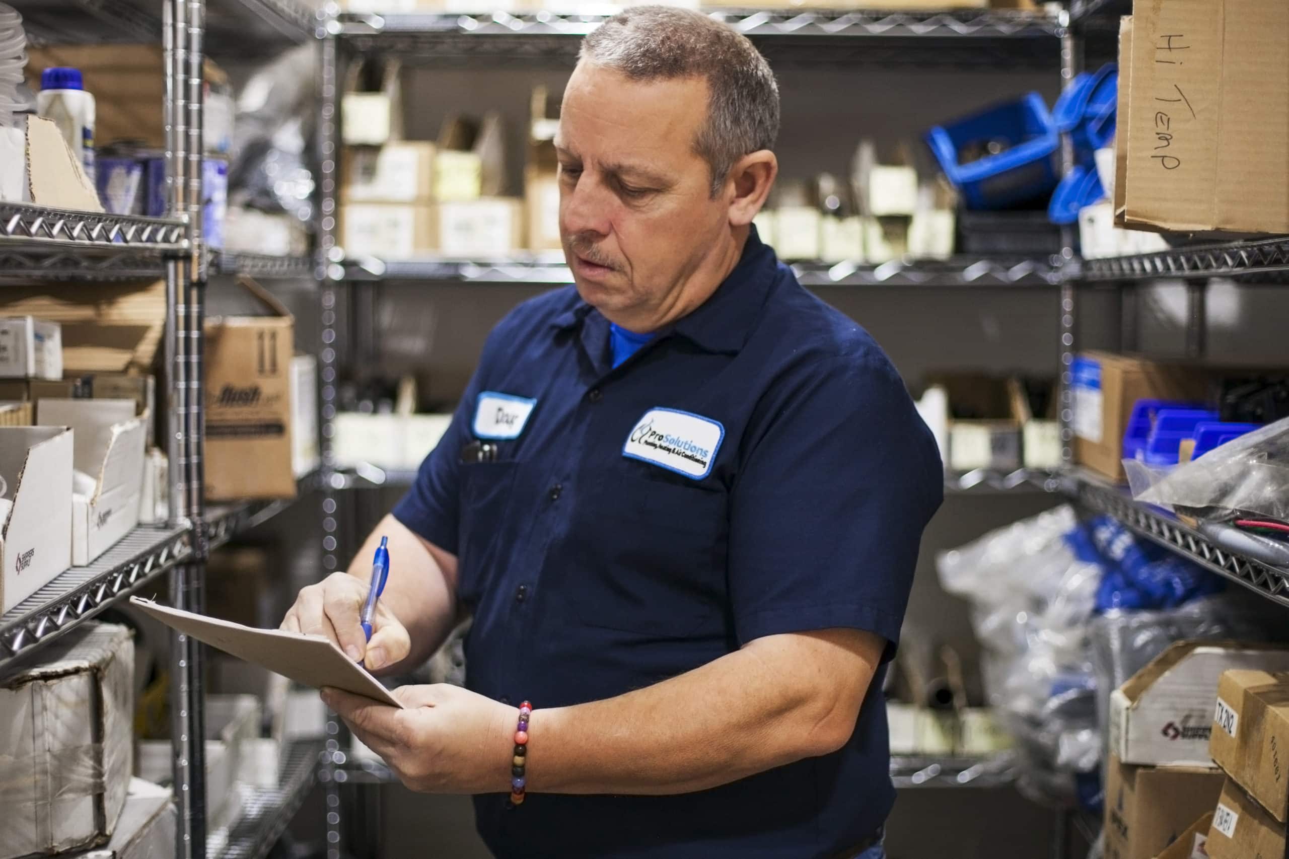 ProSolutions heating professional checking furnace preventative maintenance checklist